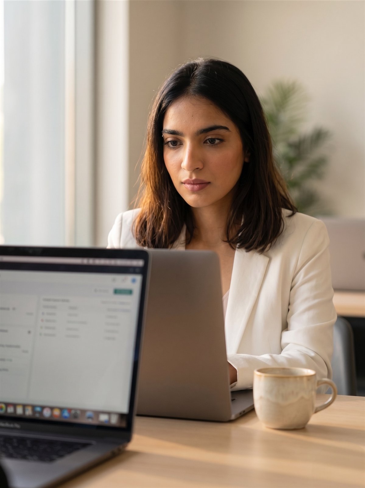 ScaleWise VA Specialist focused on a Shopify dashboard, mid-workflow