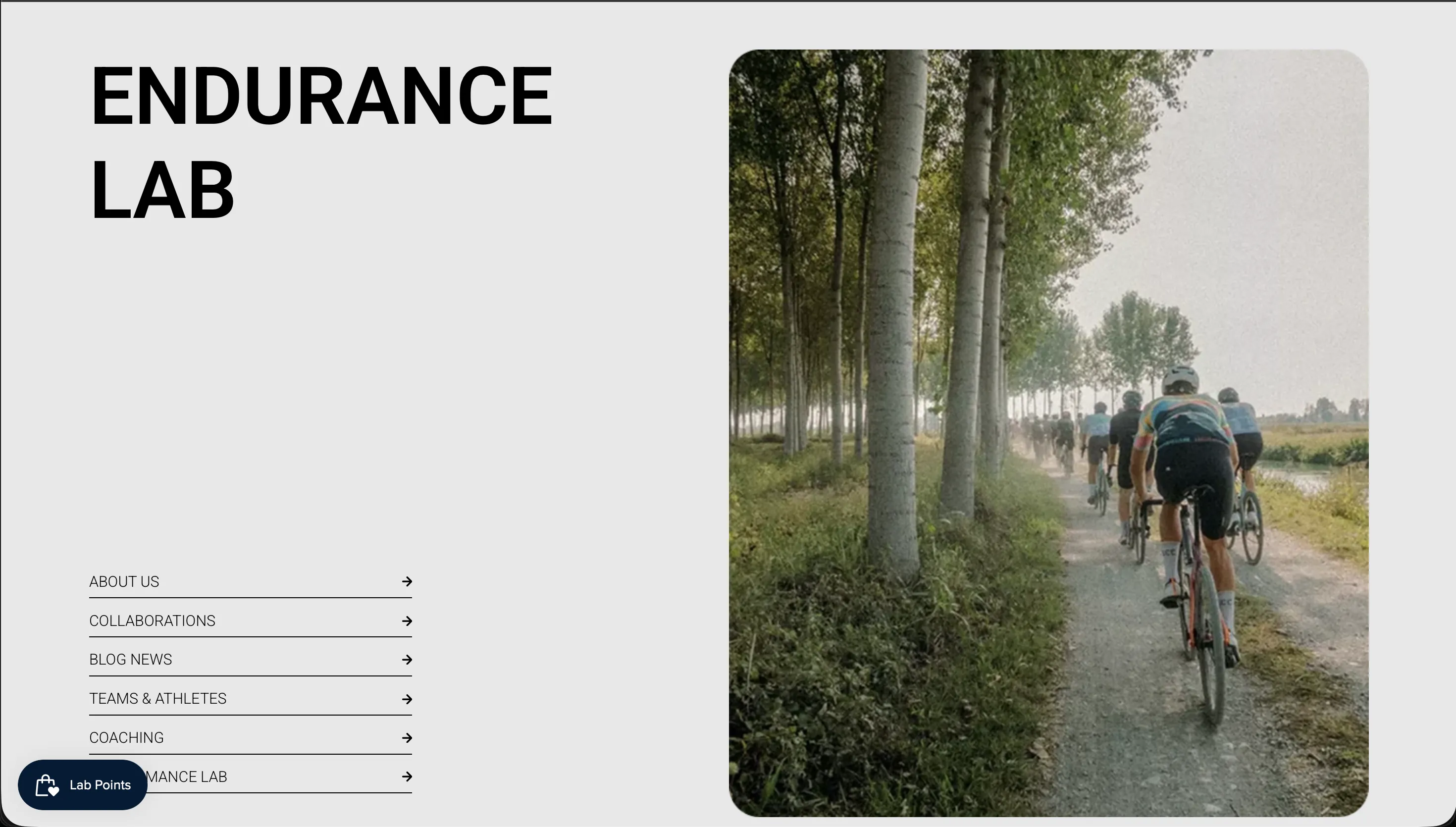 Endurance Lab – A storefront built for serious athletes.
