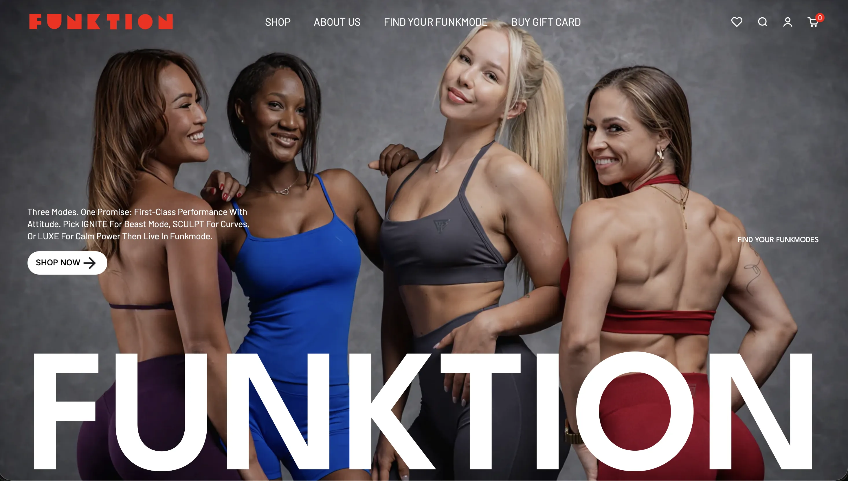 Funktion Active store homepage