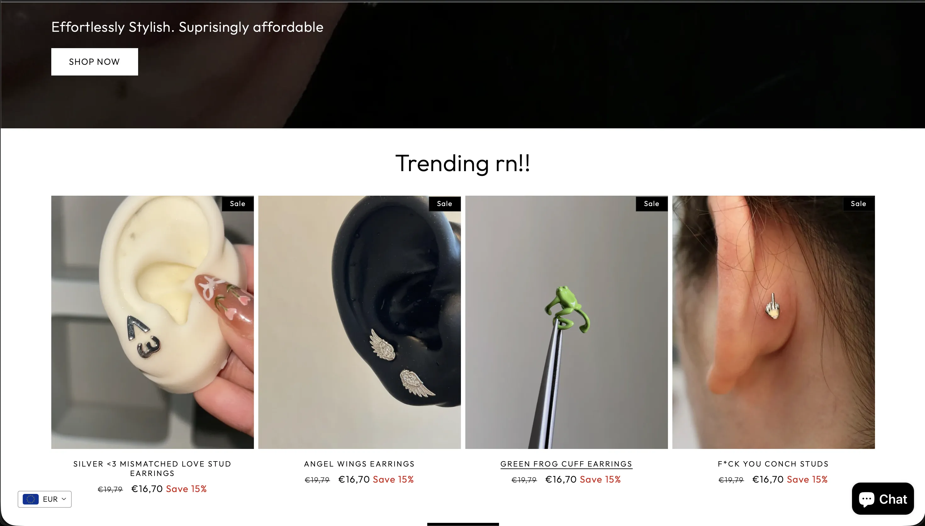 Rera Jewels store homepage
